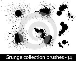 Grunge brushes line