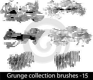 Grunge brushes line