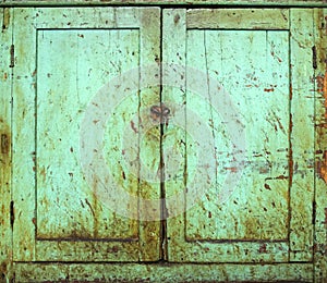 Grunge cabinet doors