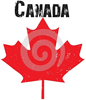 Grunge Canadian Emblem