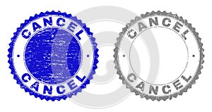 Grunge CANCEL Textured Watermarks