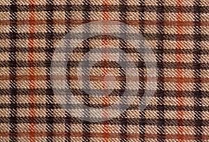 Grunge checked brown pattern