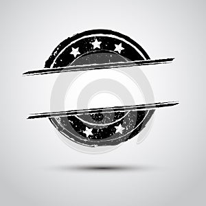 Grunge circle stamp background textures