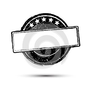 Grunge circle stamp background textures