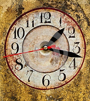 Grunge Clock