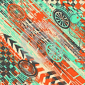 Grunge color tire wheels wallpaper