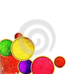 Grunge colorful circles