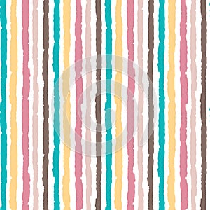 Grunge colorful stripes seamless pattern background illustration