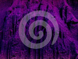 Grunge purple color exposed sand texture Galaxy Abstract Background.