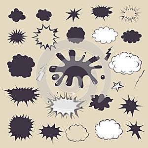 Grunge Comic Cartoon Effects elements