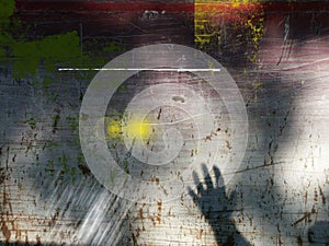 Grunge Composition. 3D Rendering