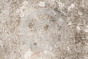 Grunge concrete texture. Beige asphalt road top view photo. Distressed and obsolete background texture.