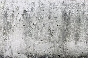 Grunge concrete white wall and floor as background texture. Cons