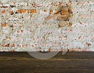 Grunge cracked brick wall background