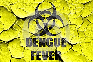 Grunge cracked Dengue fever concept background