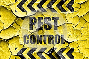 Grunge cracked Pest control background photo