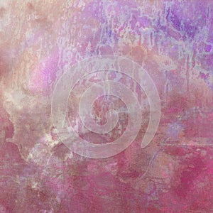 Grunge dawn sky watercolor on paper