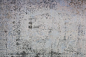 Grunge deteriorate cracked dirty concrete wall photo