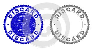 Grunge DISCARD Scratched Stamp Seals