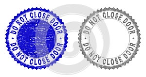 Grunge DO NOT CLOSE DOOR Textured Stamp Seals