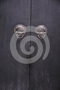 Grunge door background