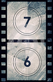 Grunge film countdown