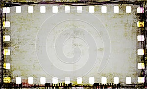 Grunge film frame