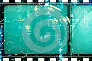 Grunge film frame