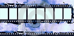 Grunge film frame with space for text or image