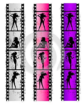 Grunge Film Strip Women