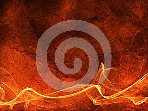 Grunge fire lines abstract background