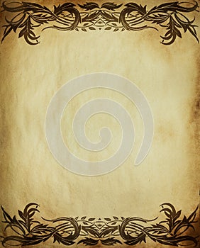 Grunge floral background