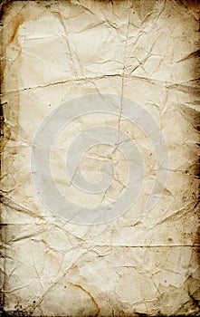 Grunge folded paper texture