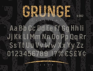 Grunge Font 002