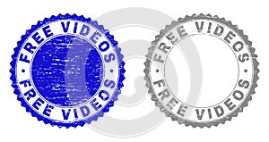 Grunge FREE VIDEOS Scratched Stamp Seals