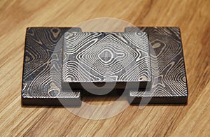 Grunge geometric moqueme gane textures made of  various types of metal handmade
