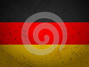 Grunge Germany flag