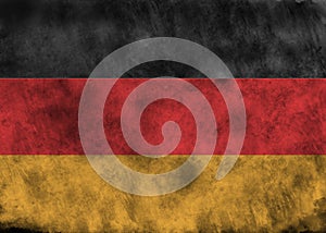 Grunge Germany flag.