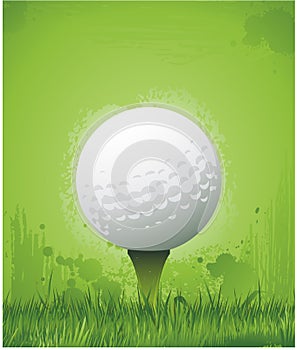 Grunge golf background