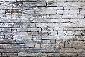 Grunge gray bricks texture wall and background