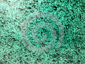 Grunge green and black wall texture of concrete floor background for creation abstract.