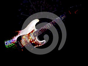 Grunge Guitar Background