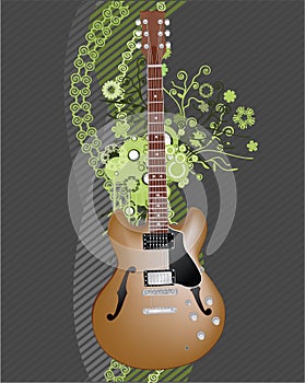 Grunge guitar background