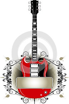 Grunge Guitar Design