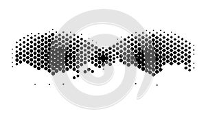 Grunge Halftone Dot Gradient Texture Vector, vector design Generative AI
