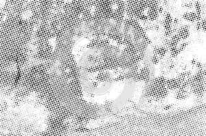 Grunge halftone dots background