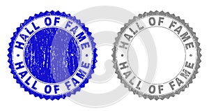 Grunge HALL OF FAME Textured Stamp Seals