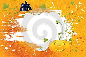 Grunge halloween background