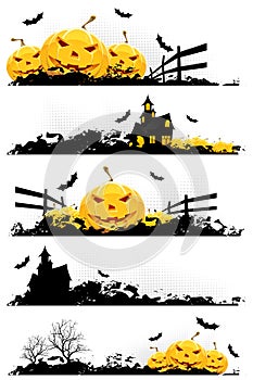 Grunge Halloween Banner