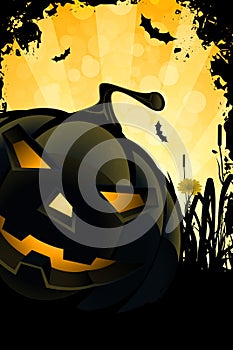 Grunge Halloween Party Background